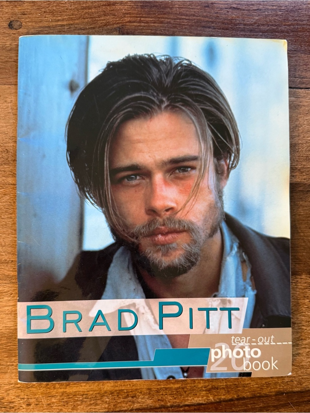 Vintage 1995 Brad Pitt Tear-out Photo Book with 20 Photos & Biography- Intact